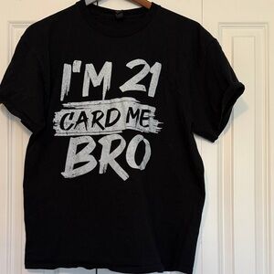 Gildan Black Heavy Cotton graphic T-Shirt